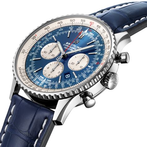 breitling navitimer blue strap|breitling avenger strap.